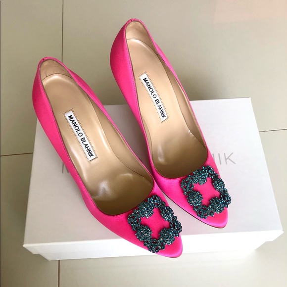 NEW!! Manolo Blahnik Hangisi 105mm Pumps, size 6. - Picture 5 of 7